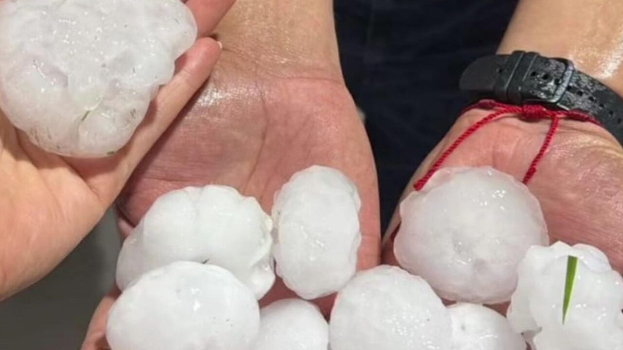 Granizo deixa estragos em municípios do Paraná; escolas suspendem aulas nesta segunda