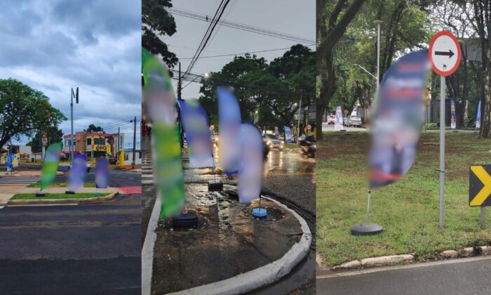 Semob questiona Justiça Eleitoral sobre windbanners de candidatos obstruindo visão de motoristas em Maringá – Maringá Post