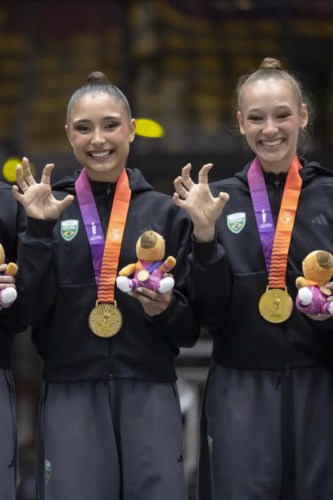 Ginastas da ADR Unopar garantem três ouros nos Jogos Sul-Americanos
