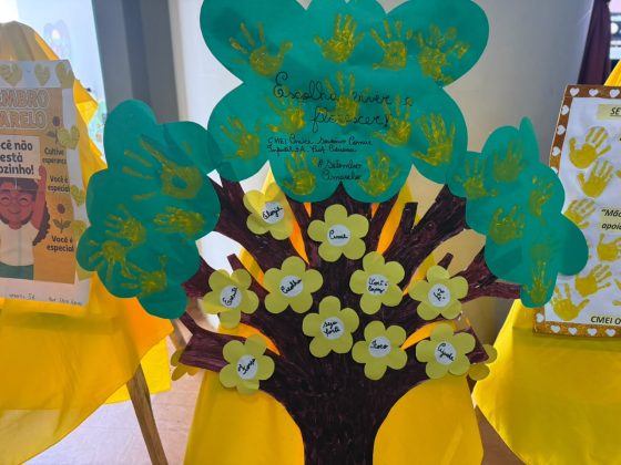 Setembro Amarelo escolas e CMEIs de Cambira promovem conscientização pela valorização da vida