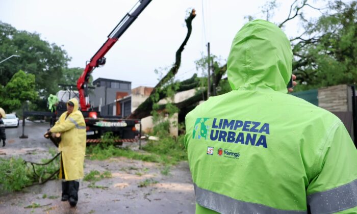 Prefeitura do Município de Maringá – Prefeitura de Maringá mobiliza cerca de 300 servidores para recuperar áreas atingidas por temporal