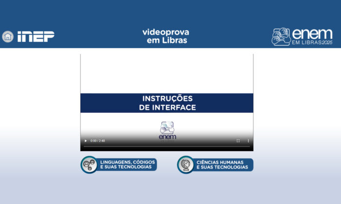 Plataforma Enem Libras ganha atualização com provas de 2017 a 2025