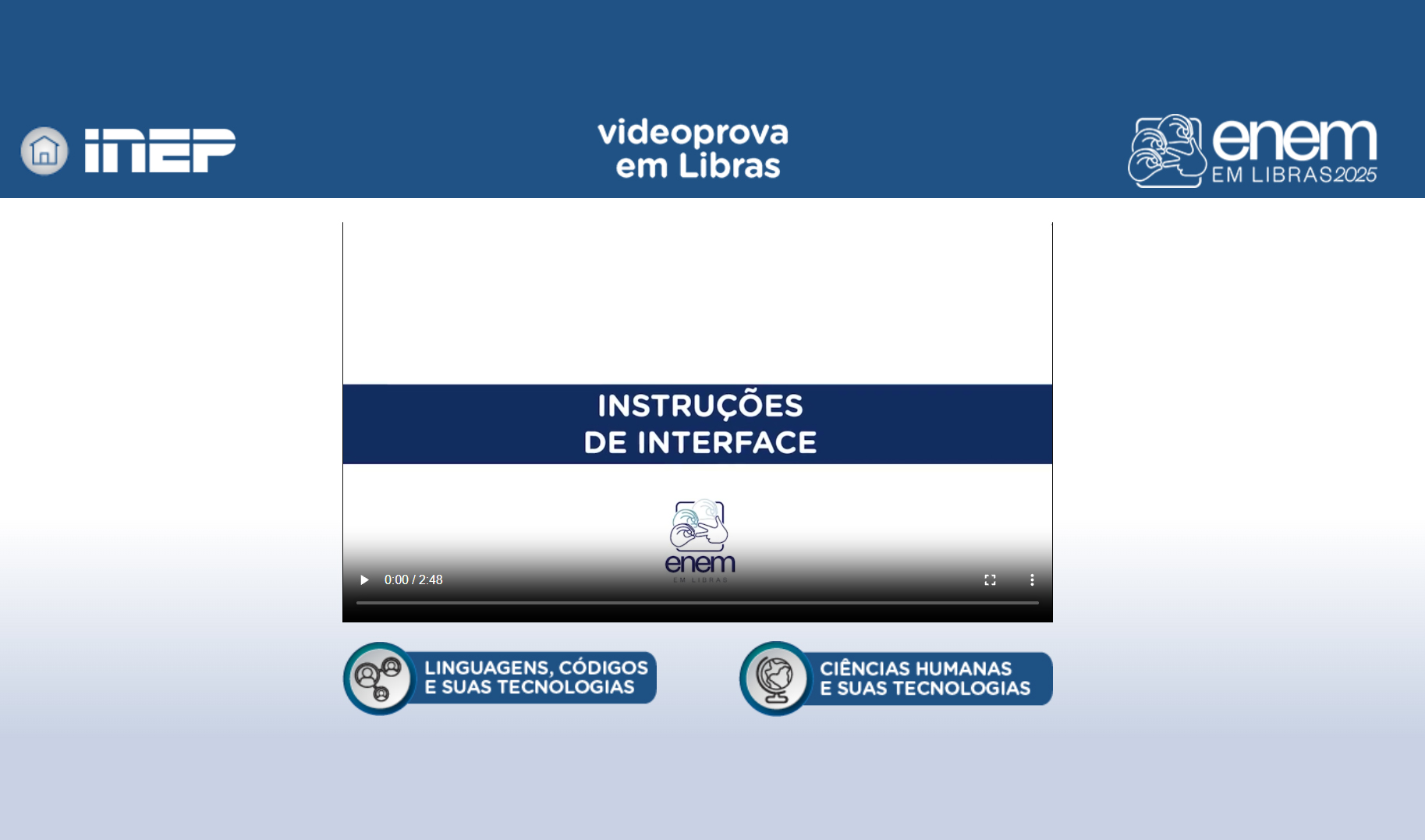 Plataforma Enem Libras ganha atualização com provas de 2017 a 2025