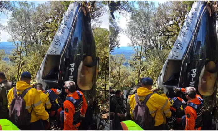 Corpos de vítimas de queda de helicóptero em SC são liberados
