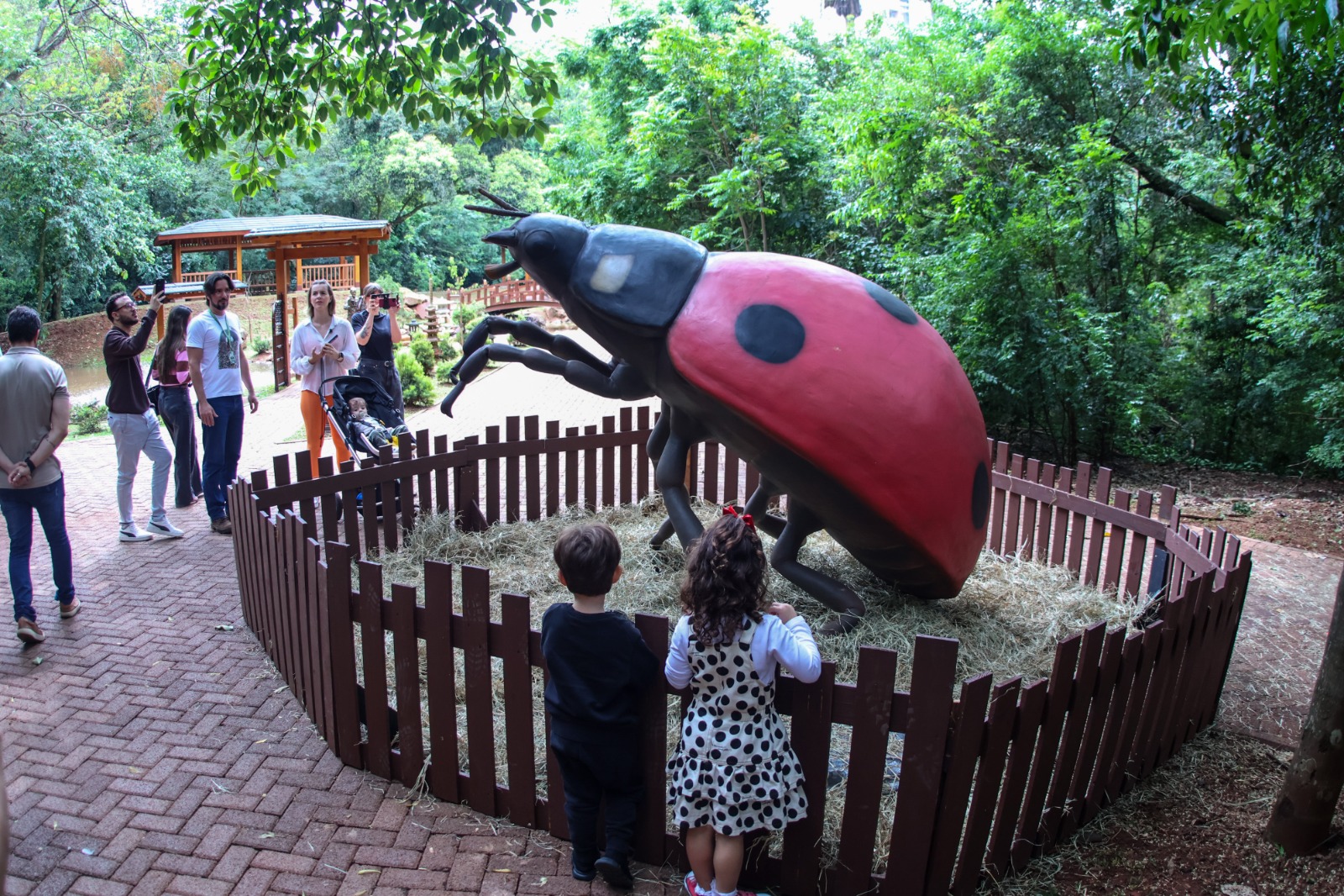 Começa no Parque do Ingá a Primavera Encantada com seus insetos e aracnídeos gigantes