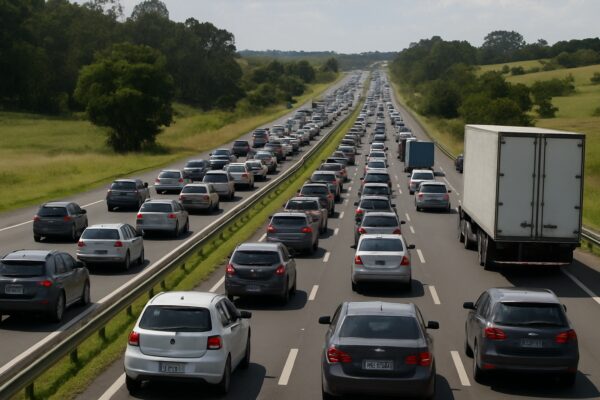 Feriadão: milhares de veículos devem circular pelos trechos de estradas dentro do Paraná